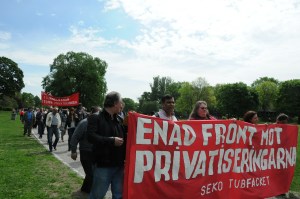 Demonstration metro 27 maj 2013