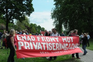 demonstration SEKO TUB 27 maj 2013