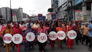 Demonstration i Bangladesh
