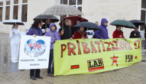 Manifestation i Spanien/Baskien