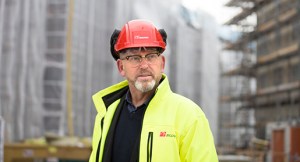 Johan Lindholm, förbundsordförande Byggnads. Foto: Press