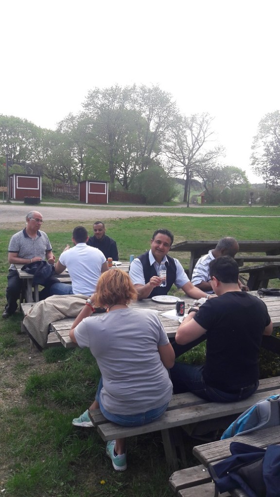 Arkivbild från grillfest 2017